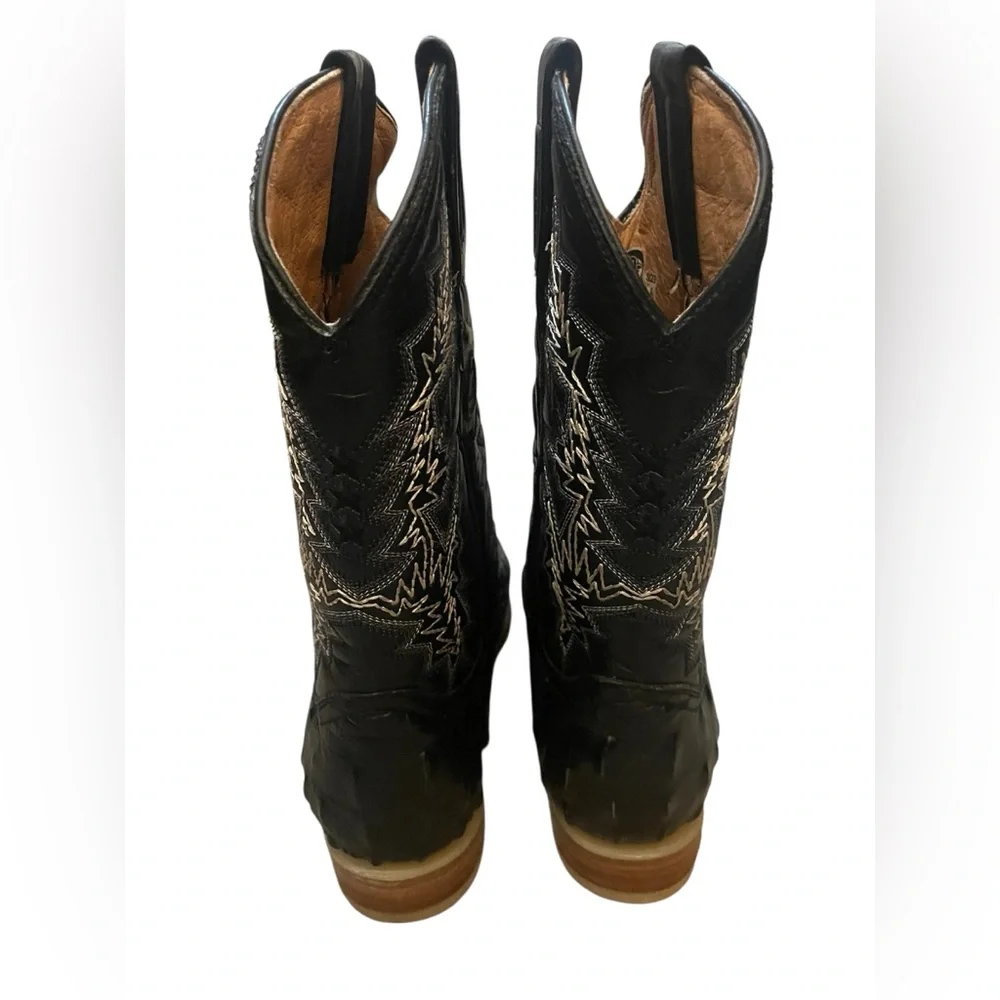 Reparo black Cowboy Boots